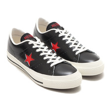 CONVERSE ONE STAR J Black/Red 35200580画像