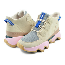 SOREL KINETIC IMPACT CARIBOU WP BLEACHED CERMIC/MIDNIGHT TEAL NL5039-165画像