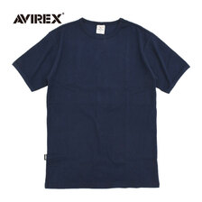 AVIREX Daily Rib Crew Neck S/S Tee 7834934014画像