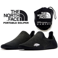 THE NORTH FACE PORTABLE SOLIPER TNF BLACK/TNF BLACK NN82370-KK画像