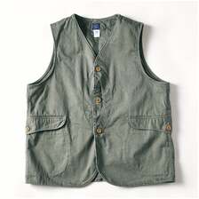 POST OVERALLS #1512-VMO Royal Traveler : vintage sateen olive画像