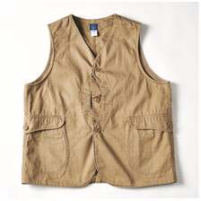 POST OVERALLS #1512-VMK Royal Traveler : vintage sateen dark khaki画像