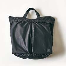 POST OVERALLS #4208-RB Packable Helmet Bag 2 : polyester R/S black画像