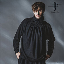 NO ID. BLAC ランダムテレコタートルネックロンT 453006-650T画像