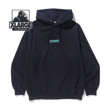 X-LARGE CHENILLE STANDARD LOGO HOODED SWEATSHIRT 101234012009画像