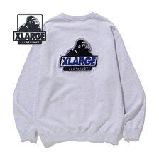 X-LARGE CHENILLE SLANTED OG CREWNECK SWEATSHIRT 101234012010画像