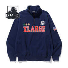 X-LARGE HOCKEY HALF ZIP SWEATSHIRT 101234012020画像