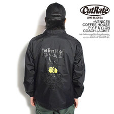 CUTRATE &times; VENICE8 COFFEE HOUSE P.Y.F NYLON COACH JACKET CR-23AW003画像
