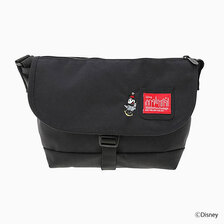 Manhattan Portage &times; Disney Nylon Messenger Bag JRS Flap Zipper Pocket / Minnie Mouse MP1605JRSFZPMIN23画像