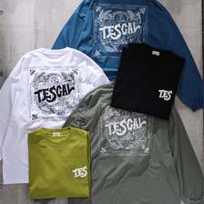 The Endless Summer TES BANDANA EMB LONG SLEEVE T-SHIRT 23774316画像