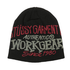 STUSSY SKULLCAP WORKGEAR PRINT画像