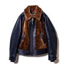 Y'2 LEATHER INDIGO HORSE GRIZZLY JACKET ~ 25th Anniversary Limited ~ Y2-10-25SP画像
