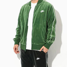 NIKE Club Velour Jacket Green FB8232-323画像
