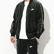 NIKE Club Velour Jacket Black FB8232-010画像