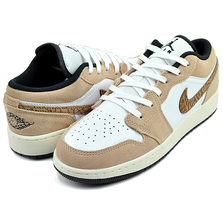 NIKE AIR JORDAN 1 LOW SE(GS) hemp/lt british tan-white DZ5368-201画像