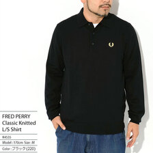 FRED PERRY Classic Knitted Long sleeve Shirt K4535画像