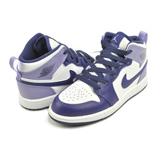 NIKE JORDAN 1 MID (PS) sky j purple/sky j purple DQ8424-515画像
