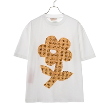 MARNI フラワープリント Tシャツ THJET49P03-USCW19画像