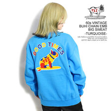 The Endless Summer TES 60s VINTAGE BUHI CHAIN EMB BIG SWEAT 23774313画像