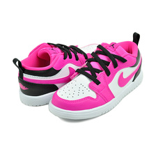 NIKE JORDAN 1 LOW ALT (TD) white/fierce pink-black DZ6956-160画像