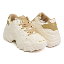 PUMA PULSAR WEDGE WNS POLKA DOT FORSTED IVORY / FR IVORY / NAVY 396449-01画像