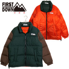 FIRST DOWN BUBBLE DOWN JKT B&B F542110画像