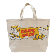 HUMAN MADE &times; KAWS TOTE BAG LARGE #1画像