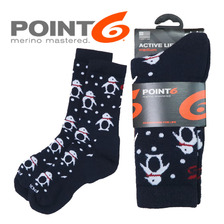 POINT6 Penguins Medium Crew P62444画像