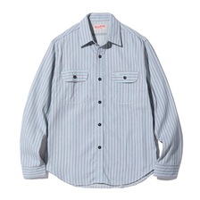 SUGAR CANE DOBBY STRIPE WORK SHIRT SC29146画像