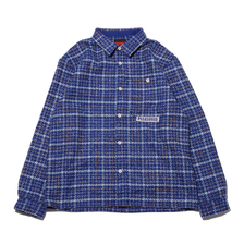 PLEASURES PERIODIC WORK SHIRT BLUE P23W028画像