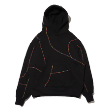 PLEASURES VEIN HOODIE BLACK P23W032画像