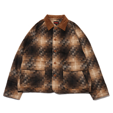 PLEASURES MARLIN CHECKER WORK JACKET P23W006画像