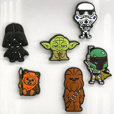 crocs &times; STAR WARS Character 6 Pack Jibbitz 10010616画像