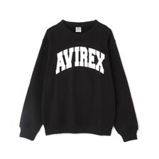 AVIREX DAILY CREW NECK L/S SWEAT LOGO 7833932003画像