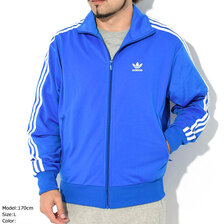 adidas Originals Firebird Track Top Jersey BLUE/WHITE IJ7059画像