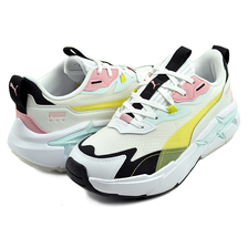 PUMA SPINA NITRO WNS VAPOR GREY-LIGHT LIME 392480-01画像