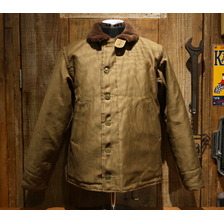 FREEWHEELERS NAVY DEPARTMENT "TYPE N-1" Original Jungle Cloth Paraffin Coating 2331013画像