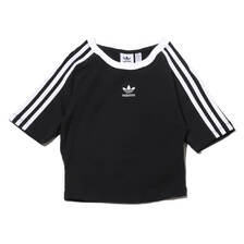 adidas 3 STRIPES BABY TEE BLACK IU2532画像