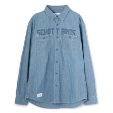Schott CHAMBREY SHIRT 7822120006画像