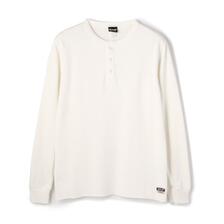 Schott LS HONEYCOMB HENLEYNECK T-SHIRT 7821930003画像