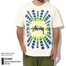 STUSSY Atticus Pigment Dyed S/S Tee 1904909画像