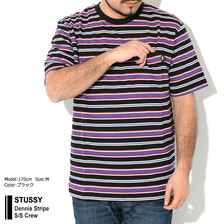 STUSSY Dennis Stripe S/S Crew 1140113画像