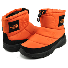 THE NORTH FACE NUPTSE BOOTIE WP LOGO SHORT MANDARIN/TNF BLACK NF52280-MK画像
