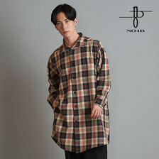 NO ID. スリットロングBIGチェックSH 853006-163S画像