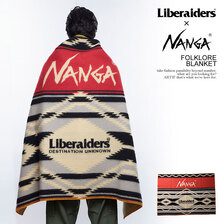 NANGA &times; LIBERAIDERS FOLKLORE BLANKET 749022308画像