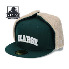 X-LARGE &times; NEW ERA 59FIFTY DOGEAR CAP GREEN 101234051002画像