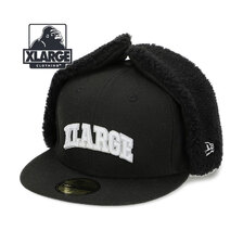 X-LARGE &times; NEW ERA 59FIFTY DOGEAR CAP BLACK 101234051002画像