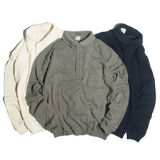 SEABEES Honeycomb L/S Polo 23AW-SB14画像