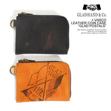 VASCO &times; GLADHAND EATHER COIN CASE"GLAD POSTALS"画像