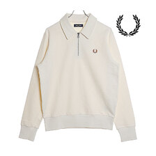 FRED PERRY Zip Neck Collar Sweatshirt M6639画像